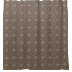 Taupe shippo shower curtain