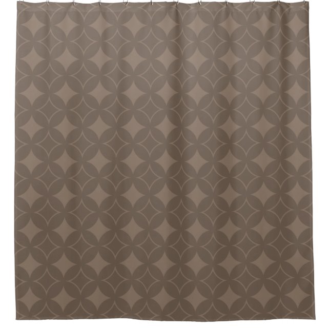 Taupe shippo shower curtain (Front)