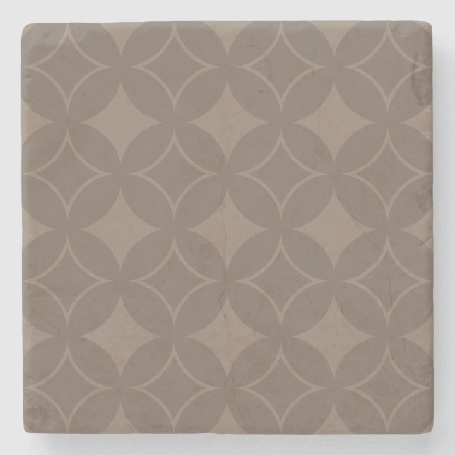 Taupe shippo stone coaster (Front)