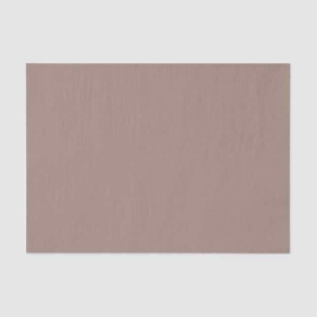 Taupe Solid Colour Tissue Paper (Front)