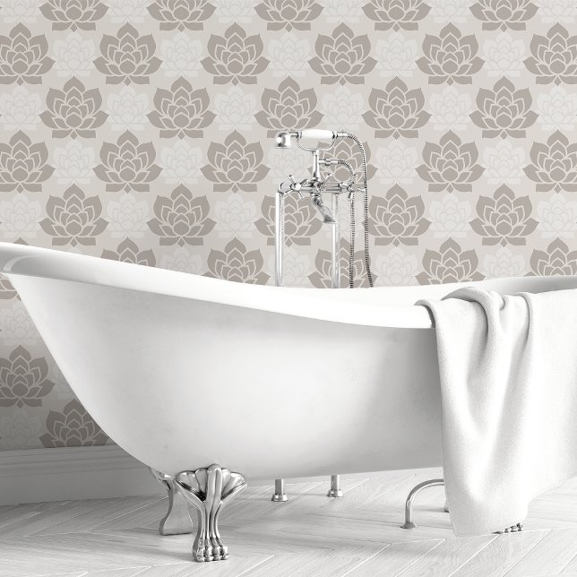 Taupe Sophisticated Succulent Wallpaper (Creator Uploaded)