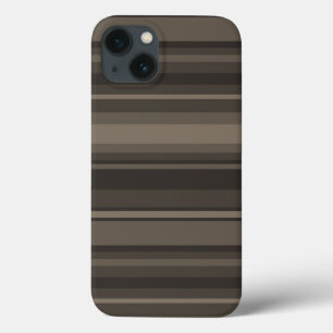 Taupe stripes Case-Mate iPhone case