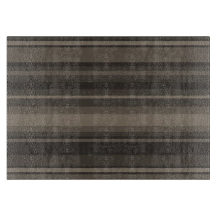 Taupe stripes cutting board