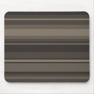 Taupe stripes mouse mat