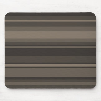 Taupe stripes mouse mat