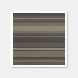 Taupe stripes napkin
