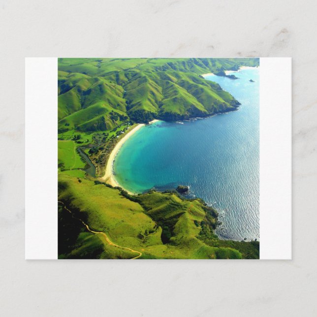 Taupo Bay, New Zealand Postcard (Front)