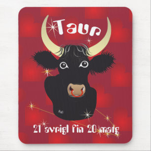 Taur 21 avrigl fin 20 matg Tarpunet da mieur Mouse Mat