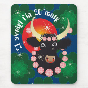 Taur 21 avrigl fin 20 matg Tarpunet da mieur Mouse Mat