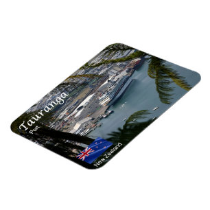 Tauranga - Port - New Zealand - Panorama - Magnet