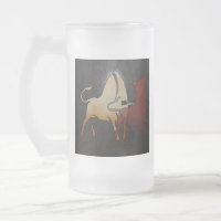 Taurean Bulls Animal Abstract Art