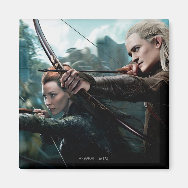 TAURIEL™ and LEGOLAS GREENLEAF™ Movie Poster Magnet (Front)
