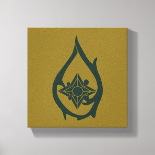 TAURIEL™ Drop Symbol Canvas Print