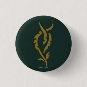 TAURIEL™ Floral Symbol 3 Cm Round Badge