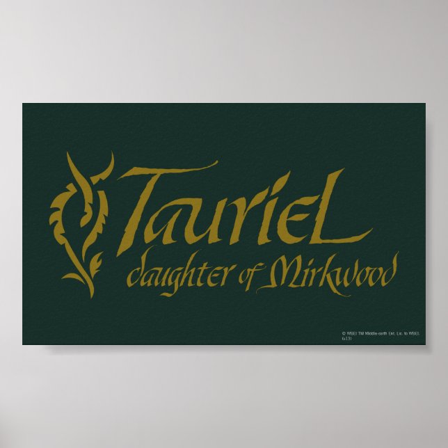TAURIEL™ Name Poster (Front)