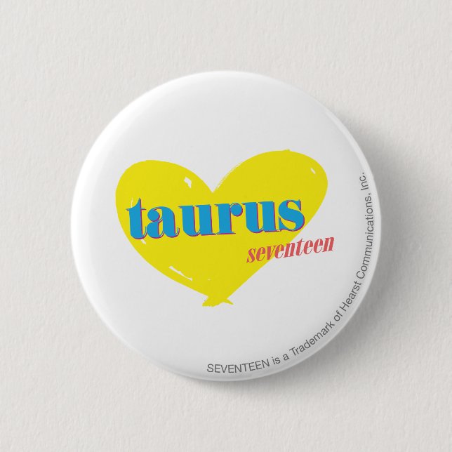 Taurus 3 6 cm round badge (Front)