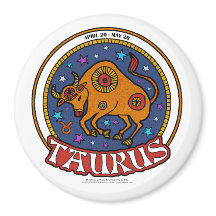 Taurus 3 Inch Round Magnet