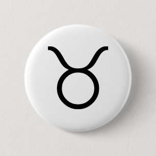Taurus 6 Cm Round Badge