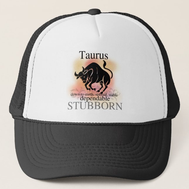 Taurus About You Trucker Hat (Front)