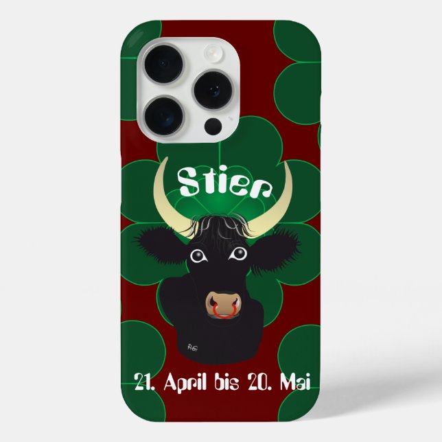 Taurus April 21 to May 20 Apple iPhone Cases (Back)