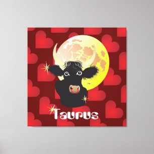 Taurus April 21 to May 20 Canvas Print