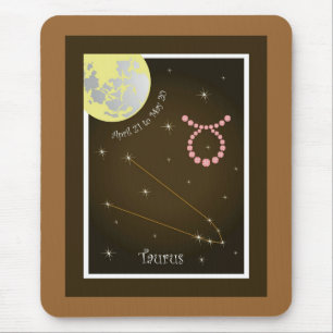 Taurus April 21 to May 20 Mauspad Mouse Mat