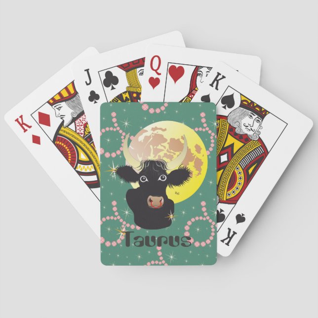 Taurus April 21 to May 20 playing cards (Back)