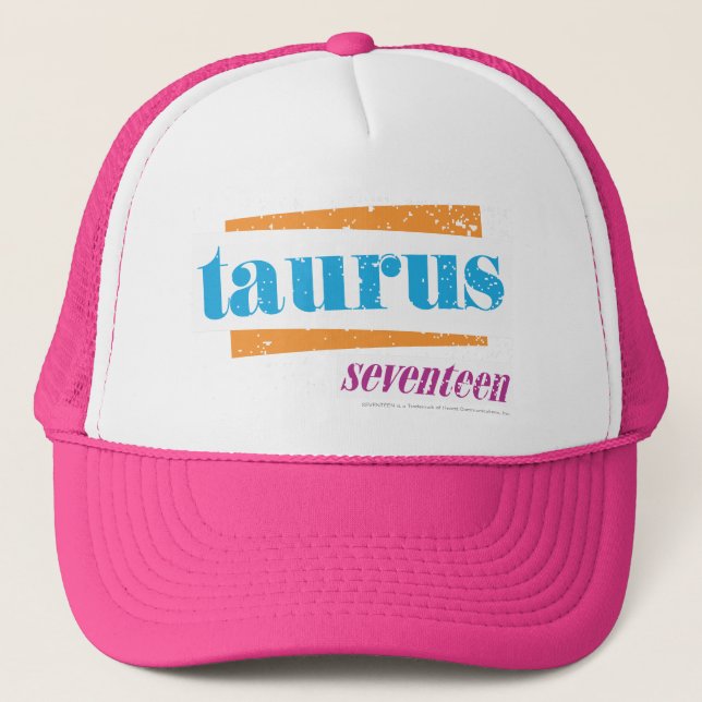 Taurus Aqua Trucker Hat (Front)