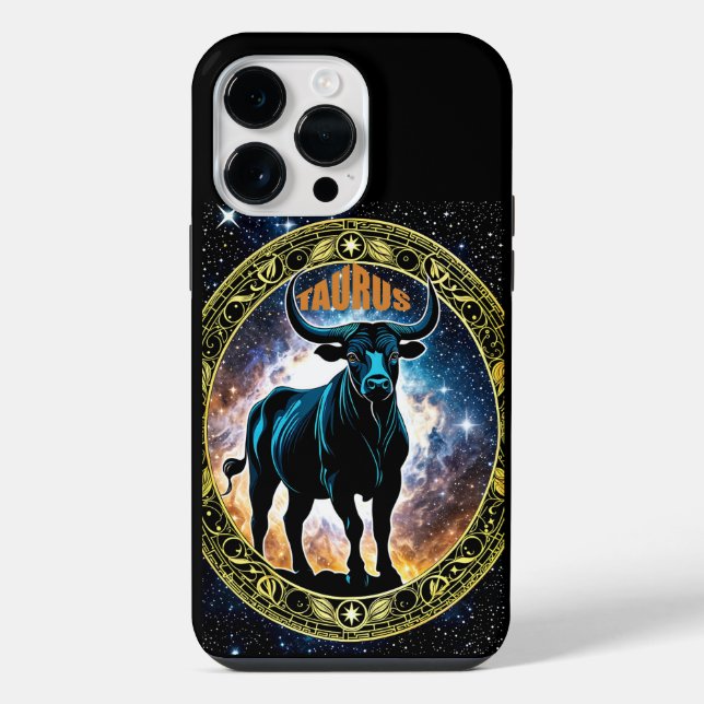 Taurus astrological sign iPhone case (Back)