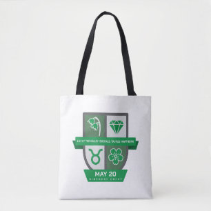 Taurus Birthday Crest™ for May 1-20 Tote Bag