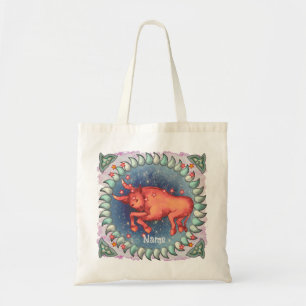 Taurus  birthday tote bags