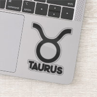Taurus Bold Zodiac Sign Horoscope Custom Text