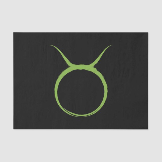 TAURUS Bull April May Astrology Zodiac Party Tissue Paper (Front)