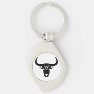 taurus bull astrology zodiac horoscope symbol key ring