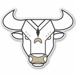 Taurus Bull Earth sign astrological symbol gold