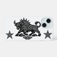 Taurus Bull Sigil — Earthbound Zodiac Inkwork
