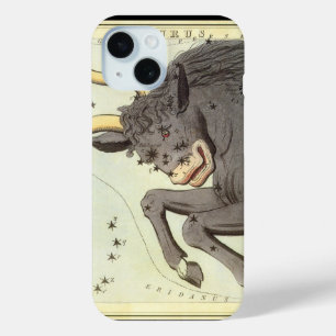 Taurus Bull, Vintage Constellation Urania's Mirror iPhone 15 Case