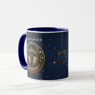 Taurus Bull Zodiac Symbol Mug