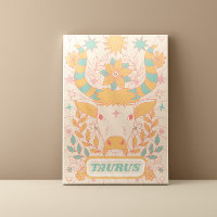 Taurus Celestial Zodiac Pastel Dreams Wall Arts