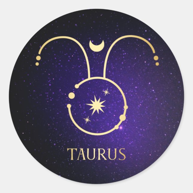 Taurus Classic Round Sticker (Front)