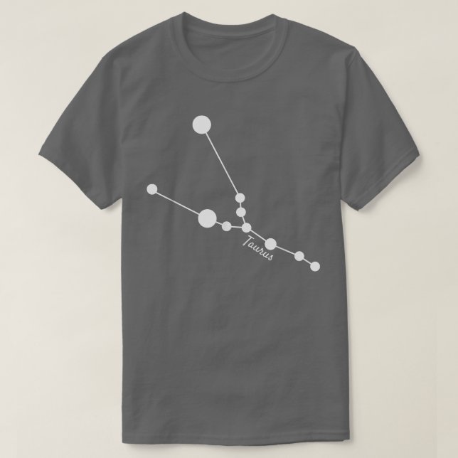 Taurus Constellation Astrology Witch Witchy  T-Shirt (Design Front)