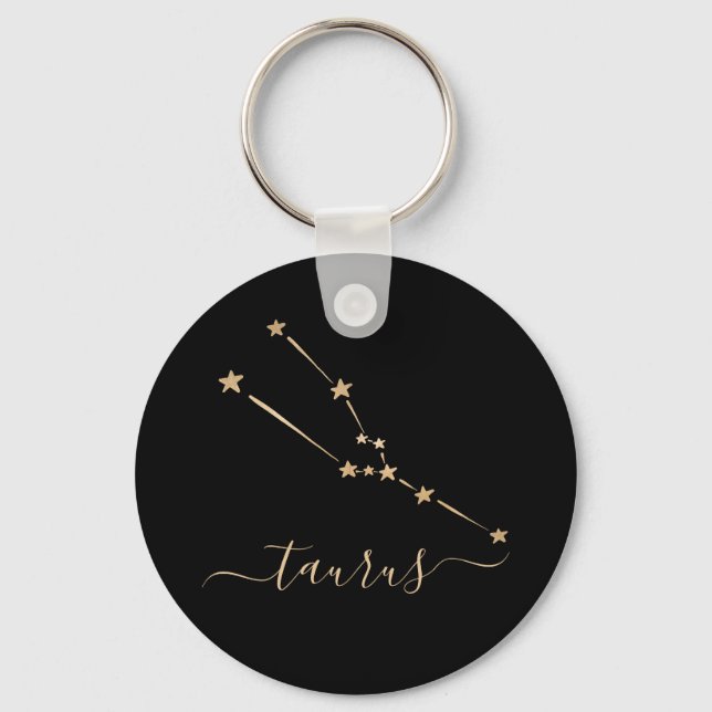 Taurus Constellation Ceramic Key Ring (Front)