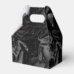 Taurus Constellation Hevelius 1690 on Black Favour Box