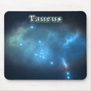 Taurus constellation mouse mat
