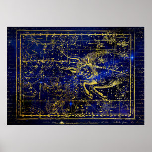taurus constellation poster