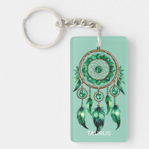 Taurus Dreamcatcher Key Ring