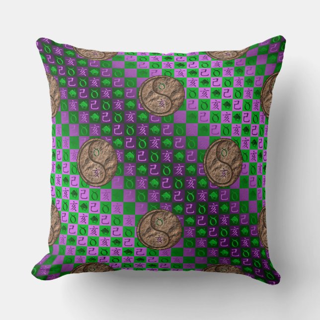 Taurus & Earth Boar Cushion (Front)