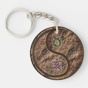 Taurus & Earth Boar Key Ring