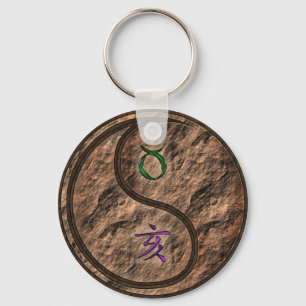 Taurus & Earth Boar Key Ring