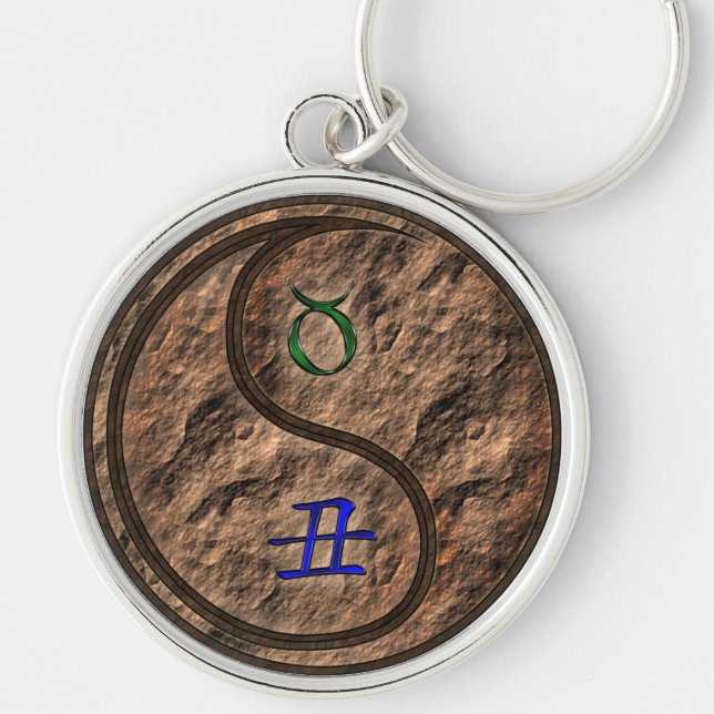 Taurus & Earth Ox Key Ring (Front)